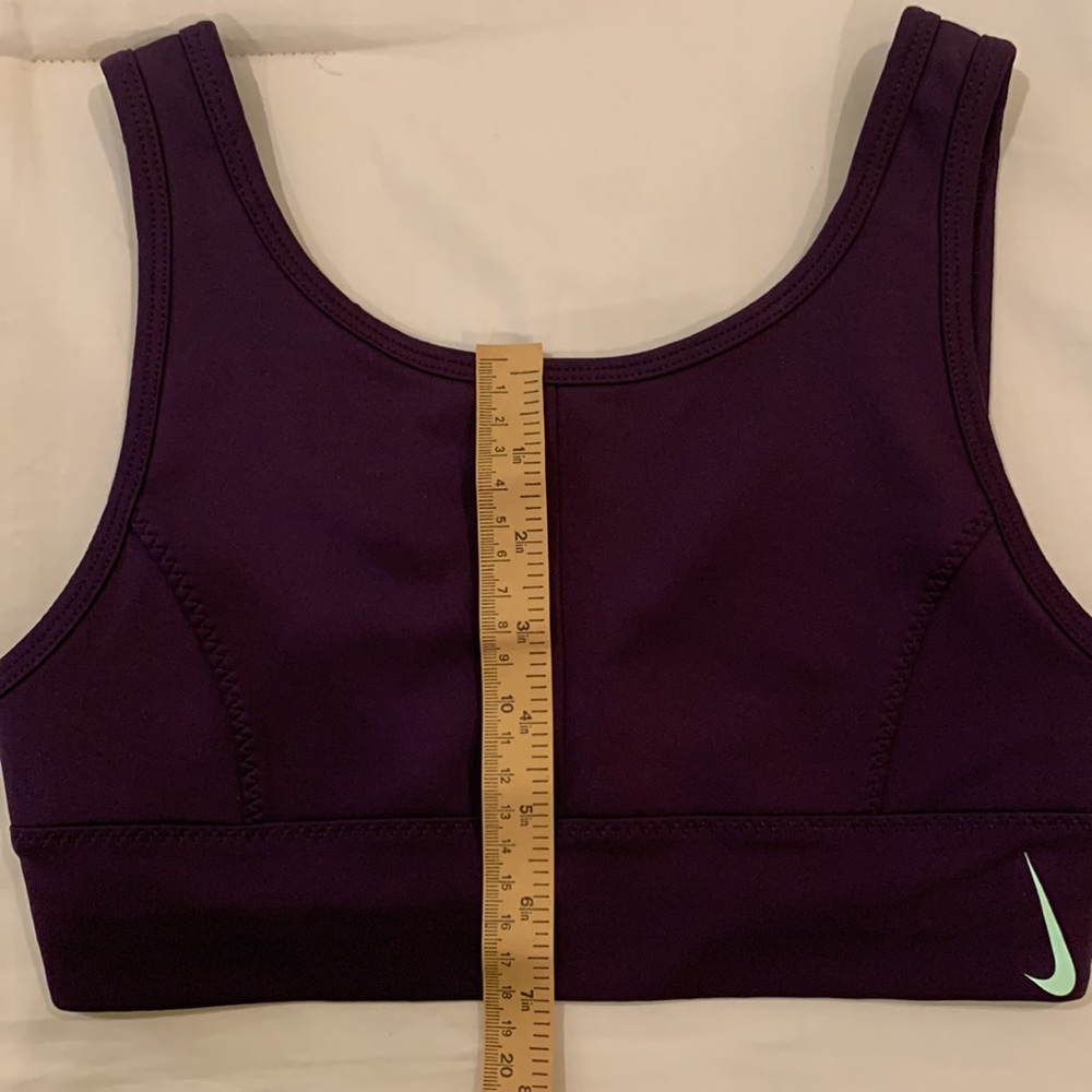 NIKE Sports Bra Plum Purple Sz XS - Picture 5 of 5